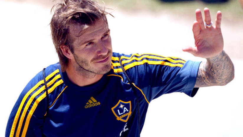 David Beckham of the LA Galaxy is contemplating another loan move.