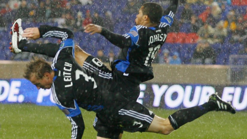 The Earthquakes could not find their footing against NY on April 16, 2011