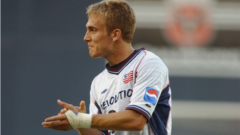 Taylor Twellman (pictured here in 2002) was the classic case of the prototypical player MLS wanted during its' early days, according to Revolution owner Bob Kraft