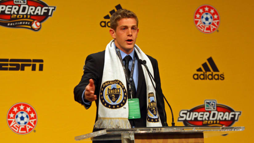 Maryland's Zac MacMath was taken with the fifth overall pick by the Philadelphia Union on Thursday.