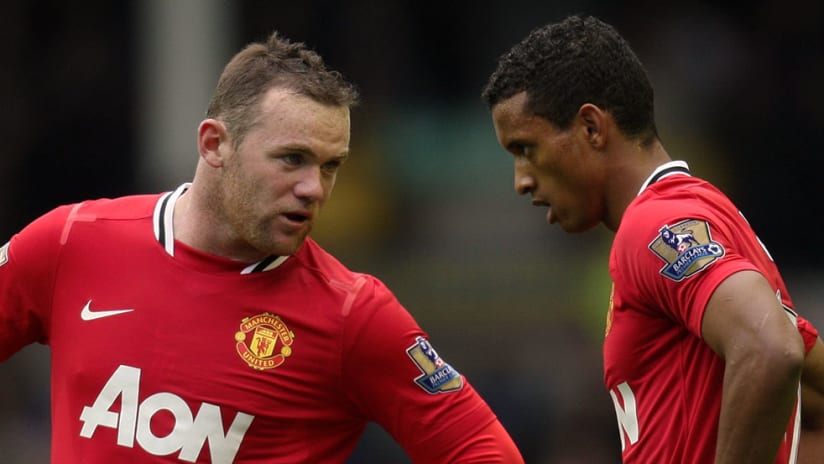 Wayne Rooney, Nani - Manchester United - Talking