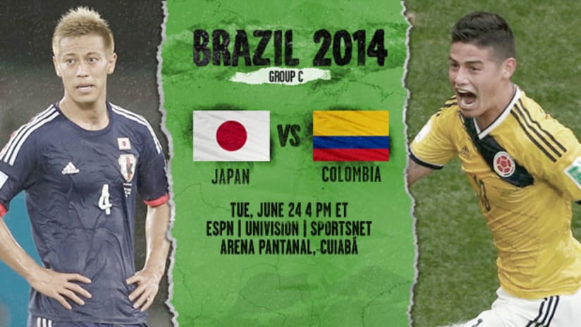 Japan vs. Colombia, World Cup Preview