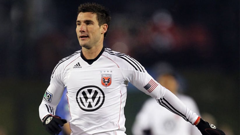 D.C. United's Chris Pontius continues to recover from a nagging hamstring injury.