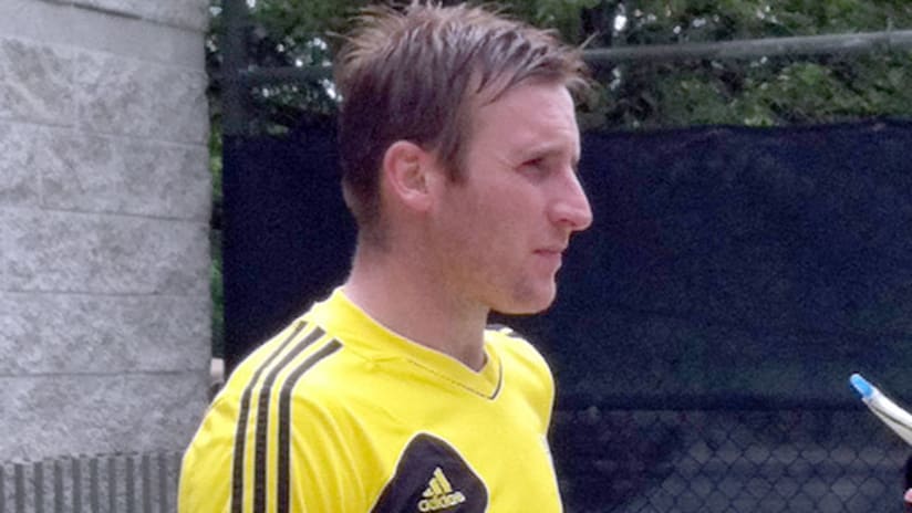 Chris Birchall trained with Columbus on Tuesday