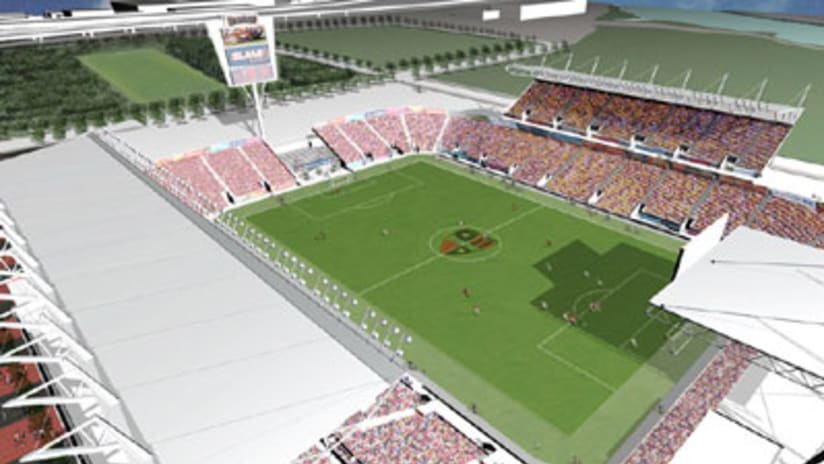 The MetroSTars will have a new stadium in 2007.