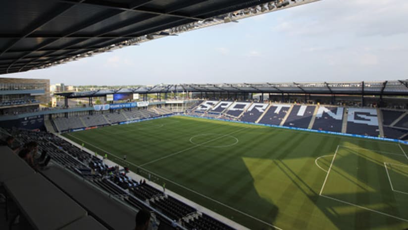 LIVESTRONG Sporting Park in the moments before Sporting KC's first match.