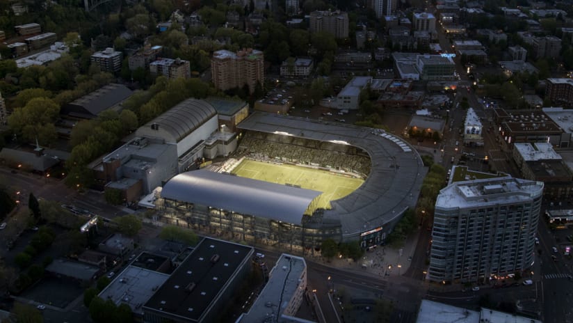 Providence Park -- Expansion -- Aerial View 1