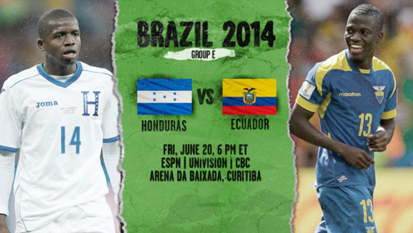 Honduras vs. Ecuador, World  Cup Preview
