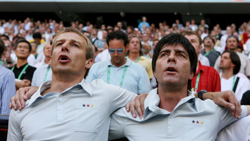 Jurgen Klinsmann and Joachim Low