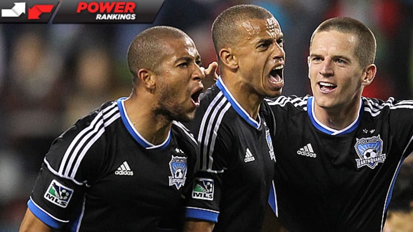 The San Jose Earthquakes are on the move in the Power Rankings