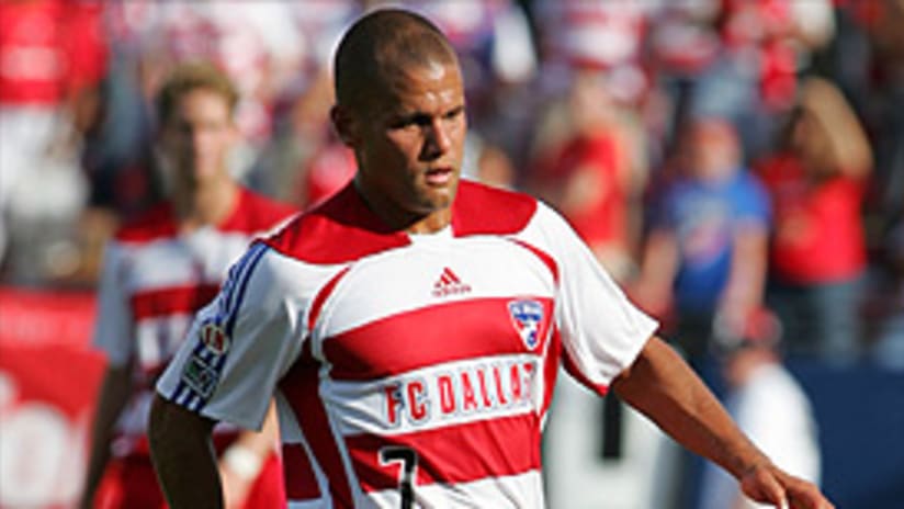FCD's Abe Thompson scored twice in Saturday's win over West Texas A&M.
