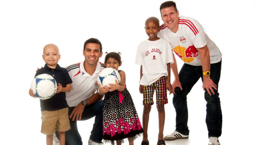 New York's Rafa Marquez and Kenny Cooper for St. Jude Children's Research Hospital