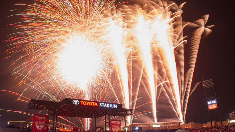 Toyota Stadium - FC Dallas - New Year's Fireworks