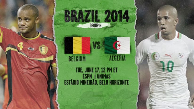 World Cup 2014: Belgium vs. Algeria