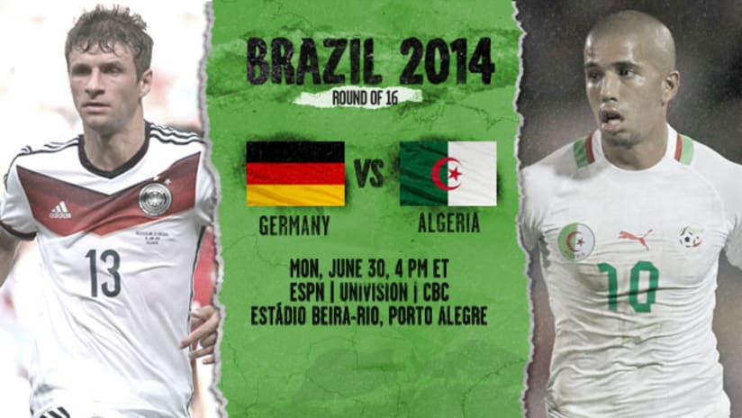 Germany vs. Algeria, World Cup Preview