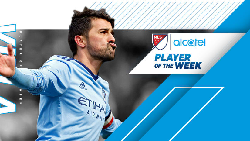 David Villa - New York City FC - Alcatel Player of the Week - Week 22