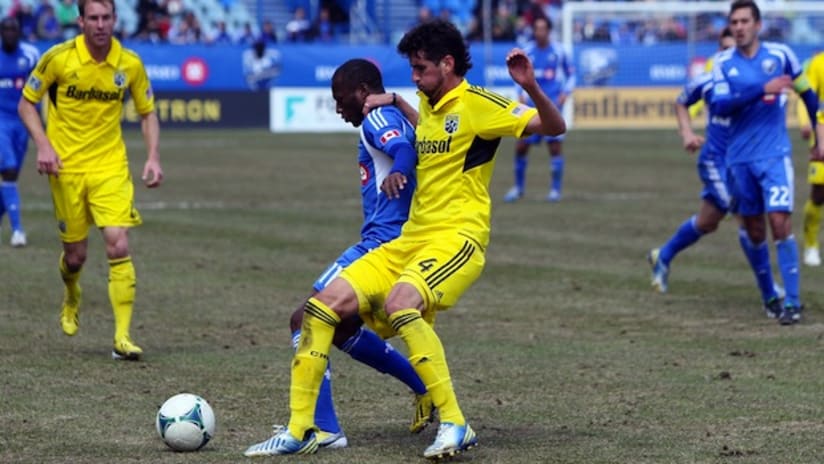 Glauber in action against Montreal