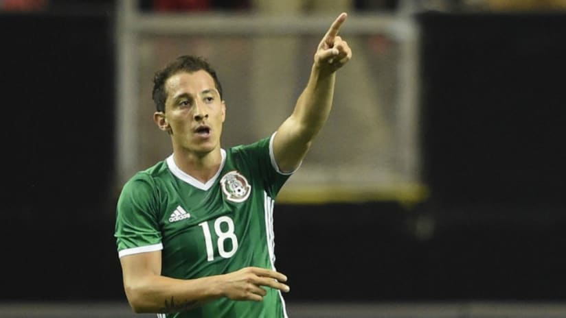 Andres Guardado with Mexican national team - 5/28/16