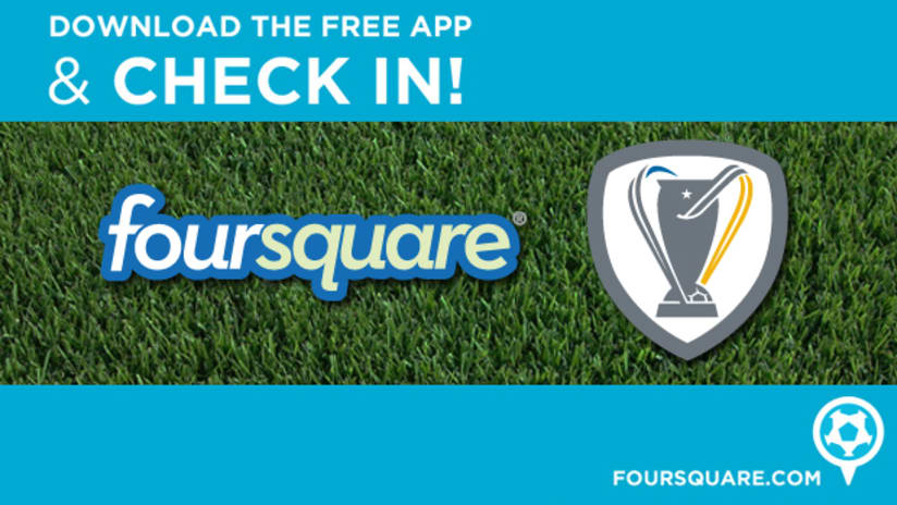 Check-in on foursquare at MLS Cup