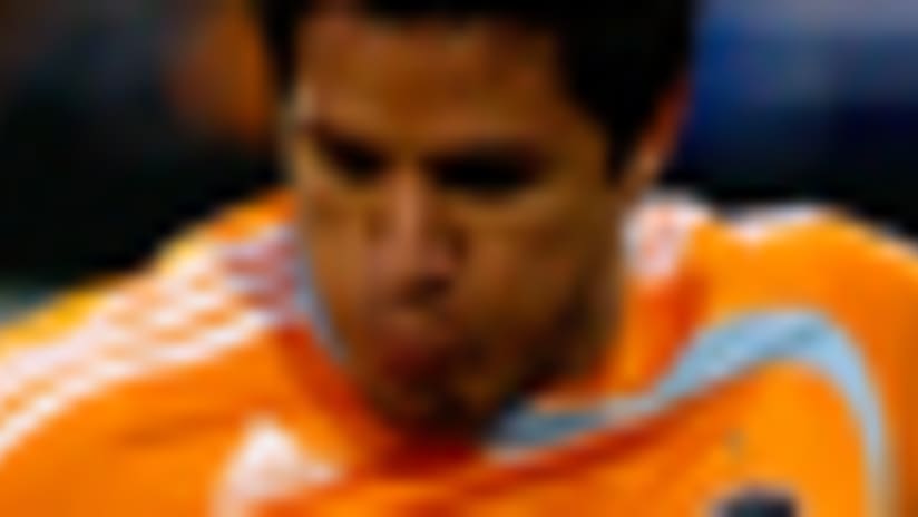 Striker Brian Ching tried to get the Dynamo's offense going but the club was held scoreless.