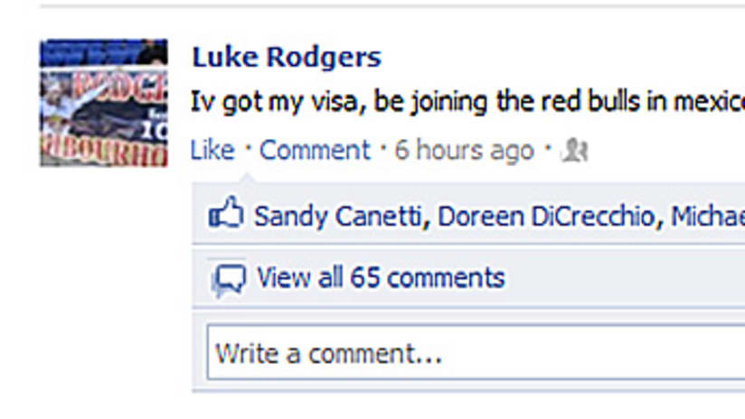 Rodgers says he's back, via Facebook -