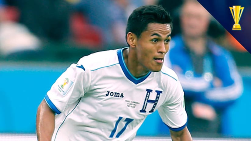 Andy Najar with Honduras-Gold Cup
