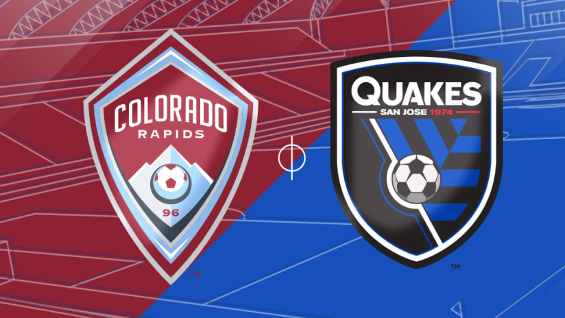 Colorado Rapids vs. San Jose Earthquakes - Match Preview Image