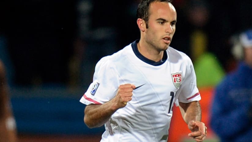 Landon Donovan received US Soccer's 2010 Male Athlete of the Year award.