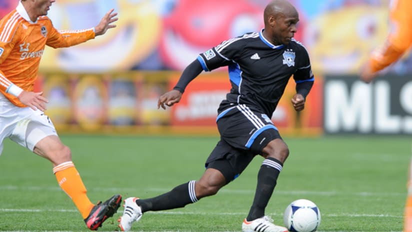 Tressor Moreno in action for the San Jose Earthquakes