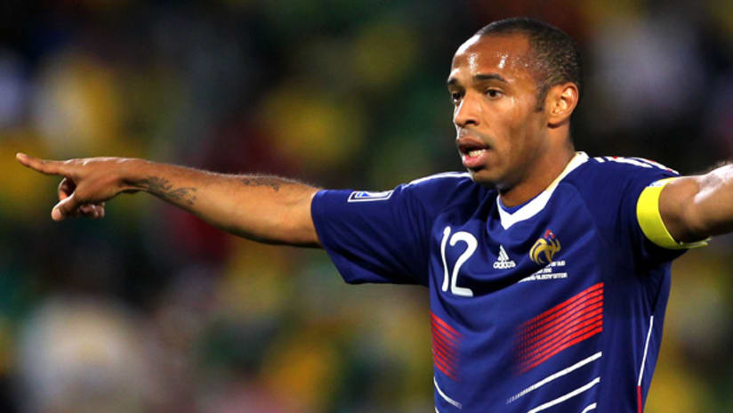 Thierry Henry will wear #14 for the Red Bulls.