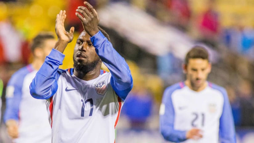 Jozy Altidore - US national team - Clapping toward crowd