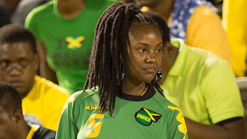 A Jamaica fan in Kingston