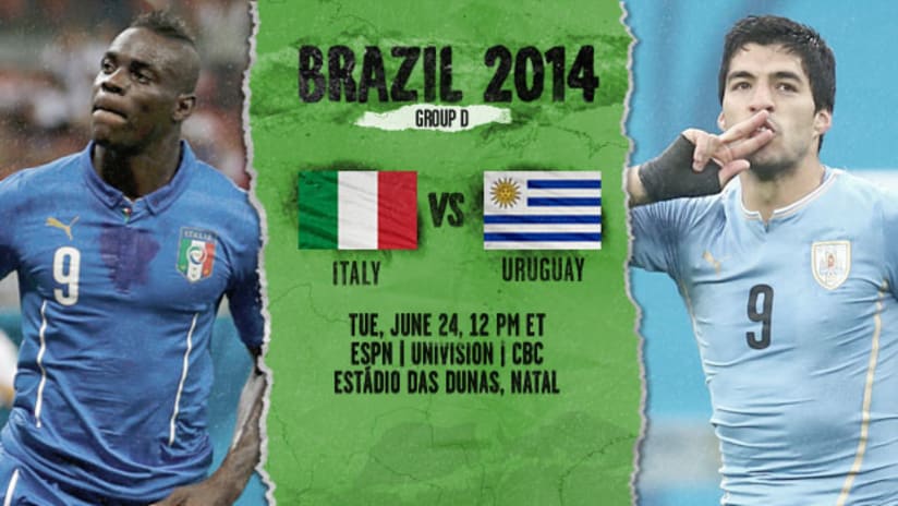 Italy vs. Uruguay, World Cup Preview