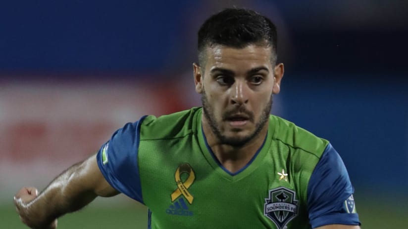 Victor Rodriguez - Seattle Sounders - close-up