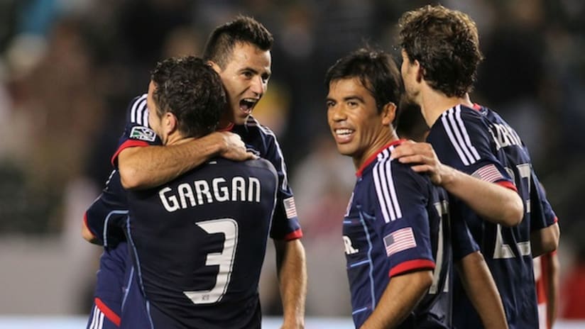 Marco Pappa and the Chicago Fire celebrate