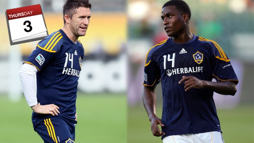 New LA Galaxy strike duo Robbie Keane (left) and Edson Buddle will be one to watch