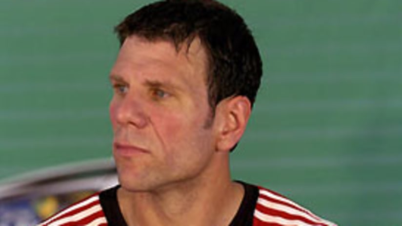 MetroStars defender Jeff Agoos has been sponsored by adidas for many years.