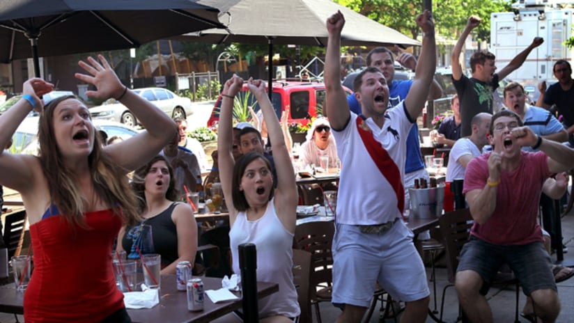 Fans have filled bars and stadiums throughout the nation to watch World Cup games.