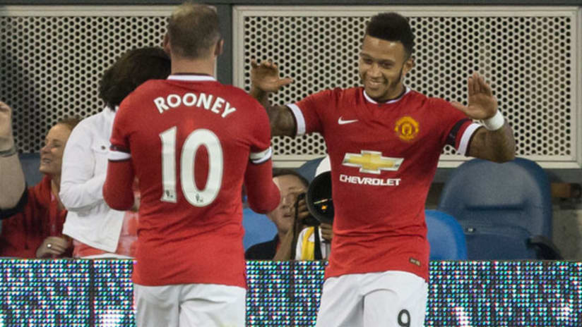 Wayne Rooney and Memphis DePay, Manchester United