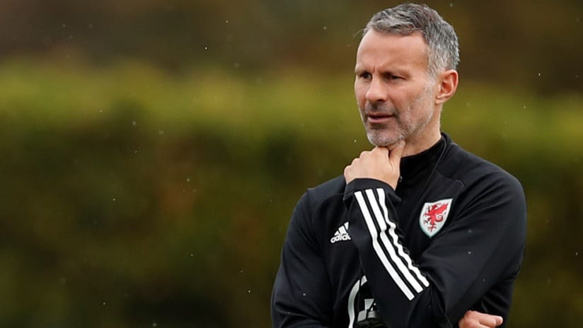 Ryan Giggs - Wales - training session