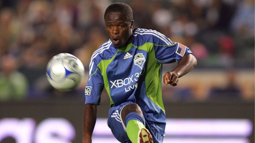 Steve Zakuani showed that a year's experience has made him a better player