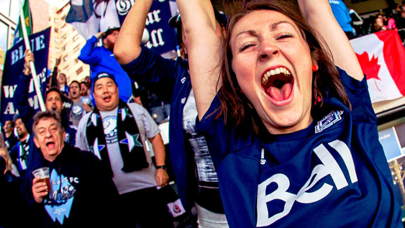 Vancouver Whitecaps fans - Celebrate in Portland