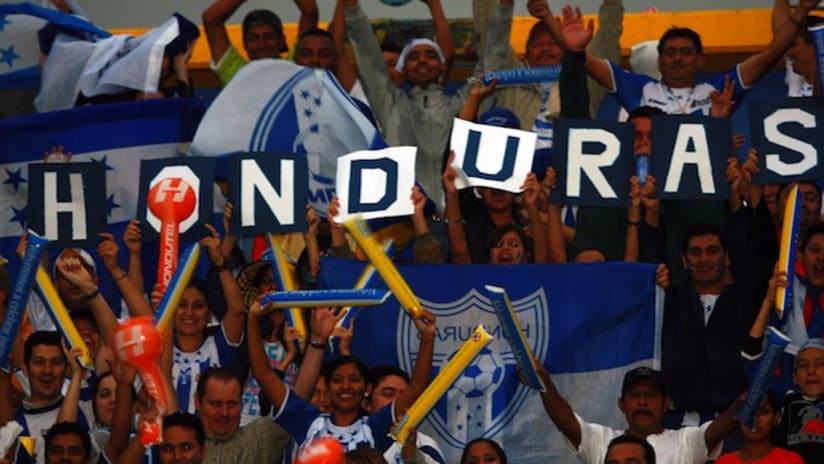Honduras fans are crazy