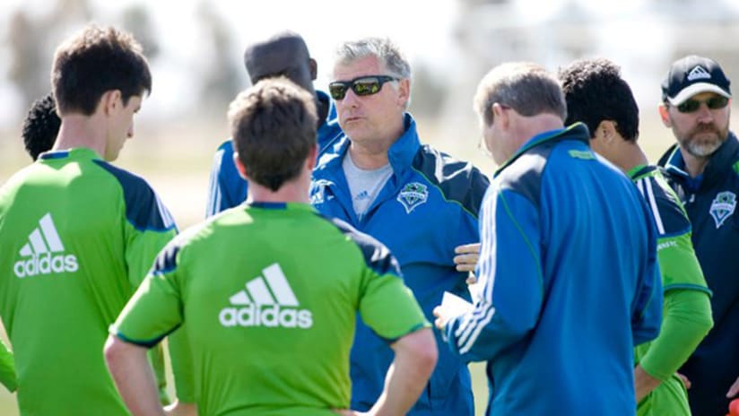 Sigi Schmid and his Seattle Sounders welcomed back a slew of veterans on Wednesday.