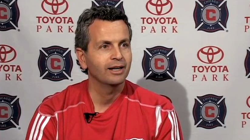 Chicago technical director Frank Klopas revealed the Fire has signed two unnamed strikers.