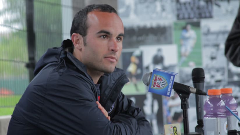 Landon Donovan opened up in unprecedented ways on Tuesday at U.S. camp.