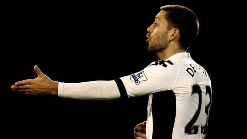 Clint Dempsey and Fulham were demolished by Manchester United.