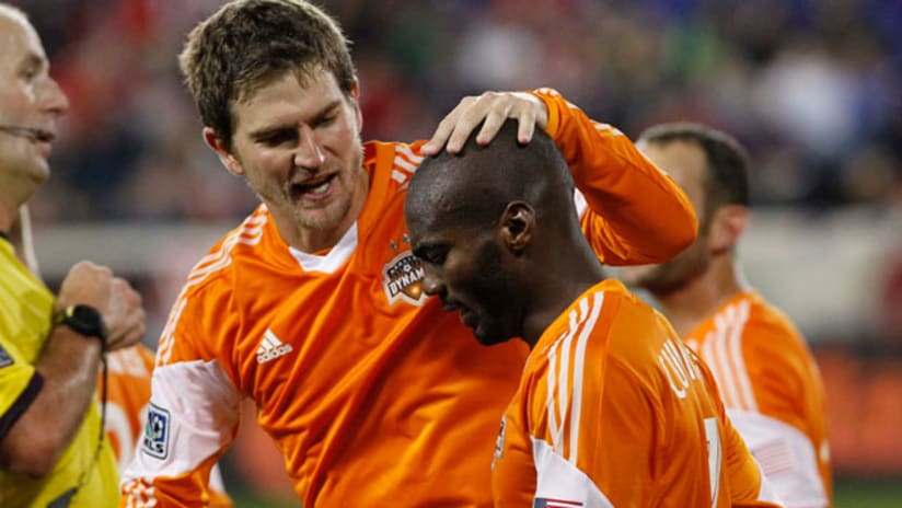 Boswell and Cummings during NYvHOU playoffs