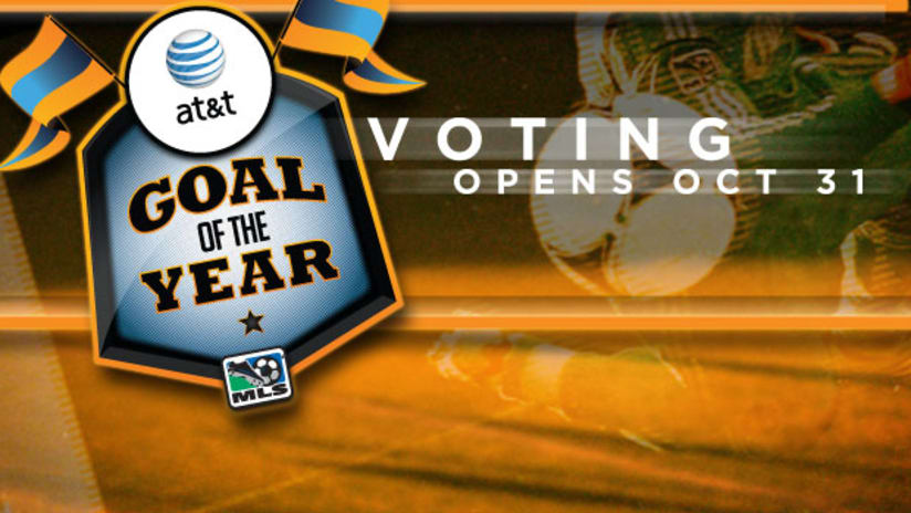 Goal of the Year voting to start Oct. 31, 1 pm ET -