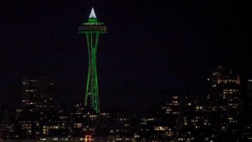 MLS Cup - Space Needle Rave Green